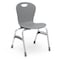 Virco ZUMA Series 18" Classroom Chair, 5th Grade - Adult with Nylon Glides - Graphite Seat ZU418 - alternate 1